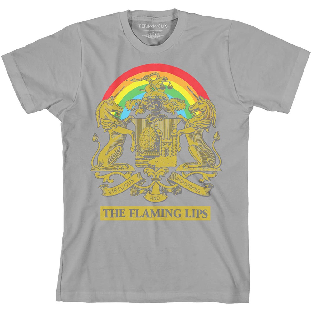 The Flaming Lips - Virtuous Industrious Heren Tshirt - Grijs